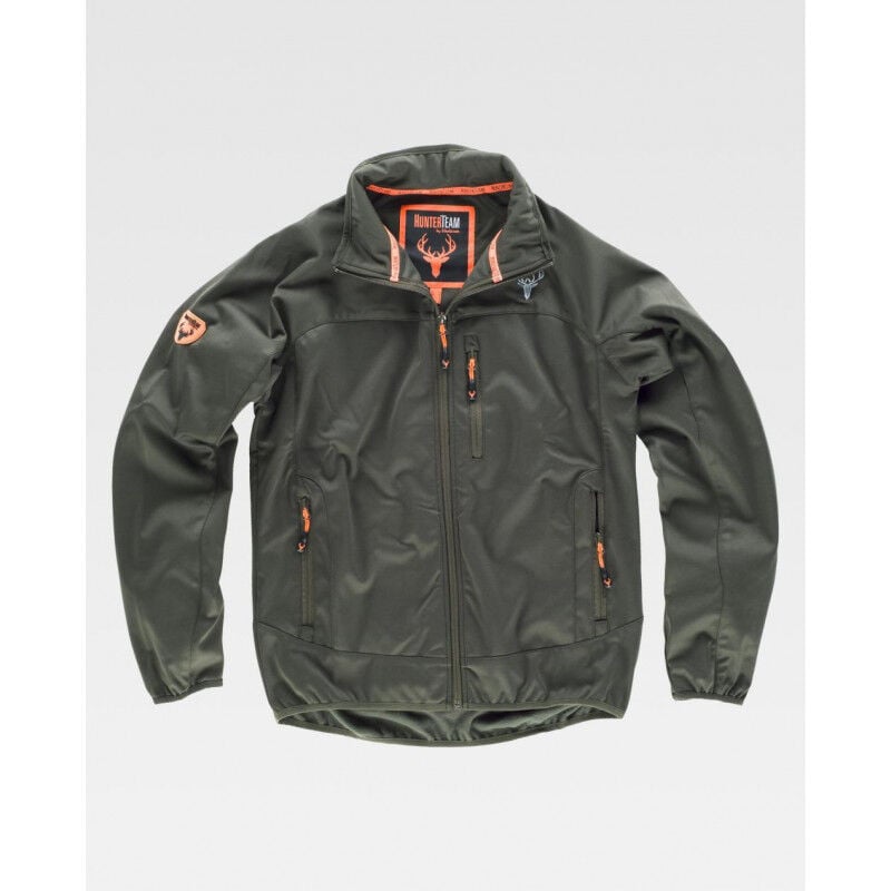 

Chaqueta Workshell de verano con interior afelpado WORKTEAM S8640 Sport | XL - Verde Bosque