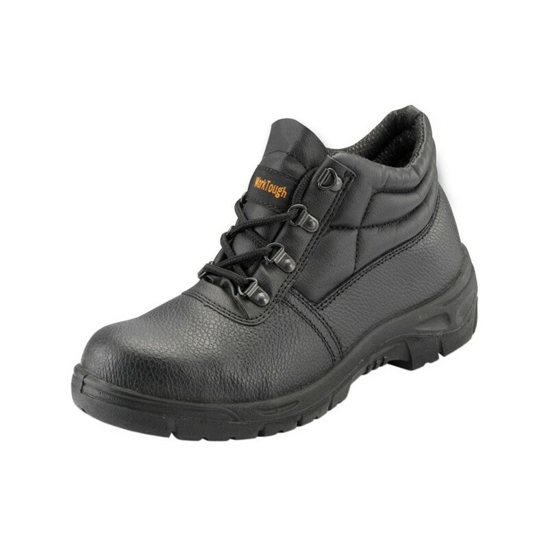 WORKTOUGH Safety Chukka Boots - Black - UK 14 - 10014