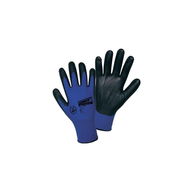 

Worky L+D Super Grip Nitrile 1165-8 - Guantes De Trabajo (Nailon, Talla 8, M En 388 C)