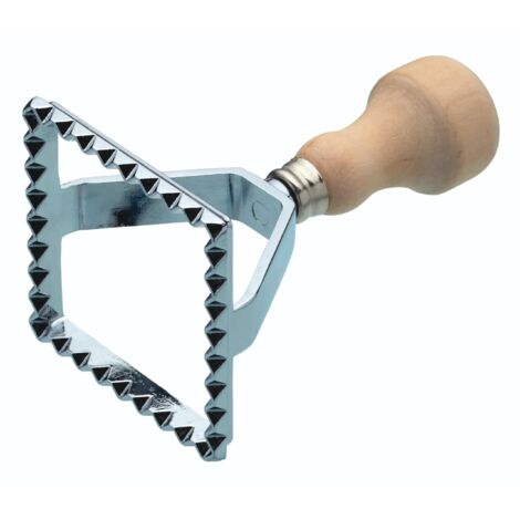 WORLD OF FLAVORS Taglierina per ravioli de, Acciaio inossidabile, Argento, 7x7x3 cm