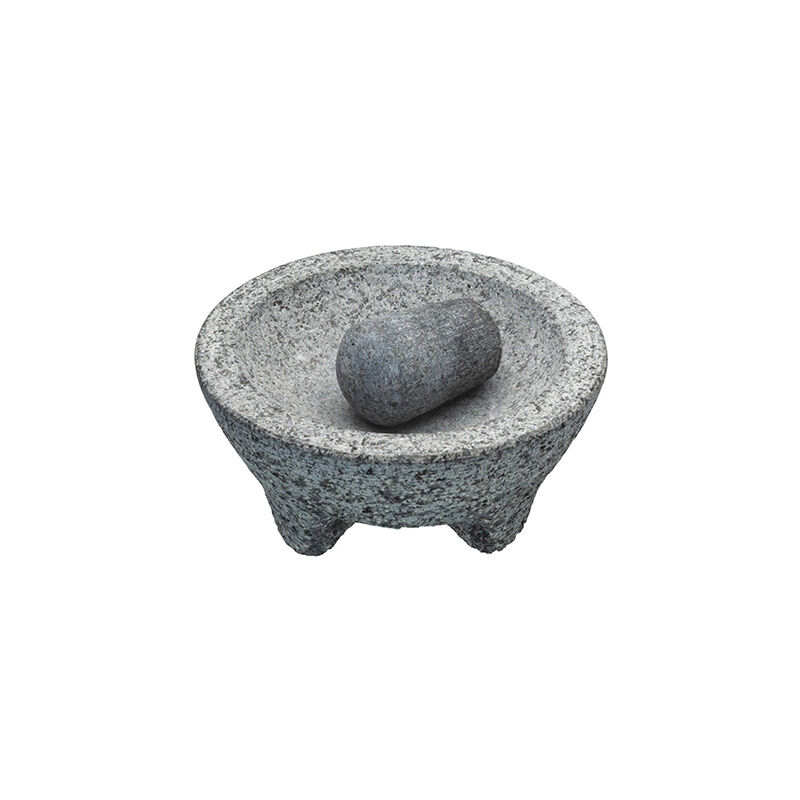 World Of Flavours - Spice Granite Mortar and Pestle 20 x 10cm