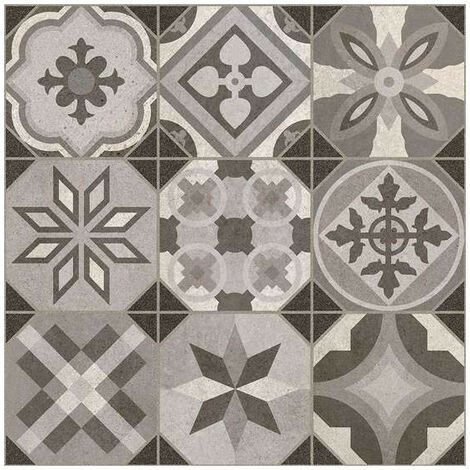WORLD PARKS TIERGARTEN Carrelage à petits motifs en mosaïque gris