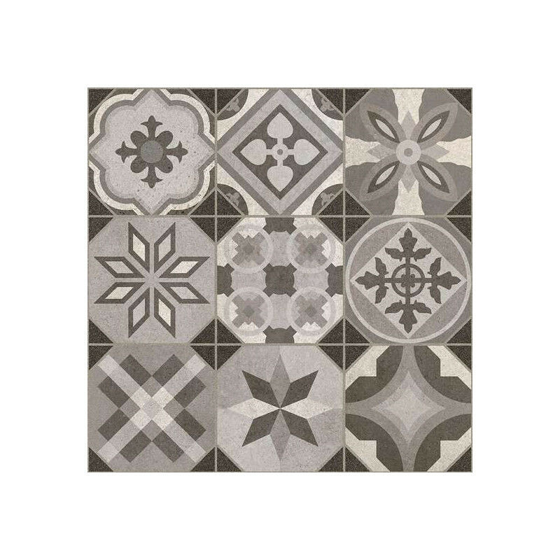 World parks tiergarten Carrelage à petits motifs en mosaïque gris - Noir, Gris, Anthracite, Gris Perle