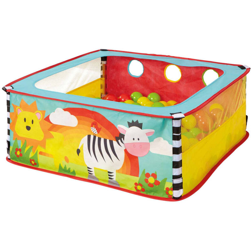 

Worlds Apart Piscina de bolas Pop-up Zebra 80x80x30cm - Multicolor