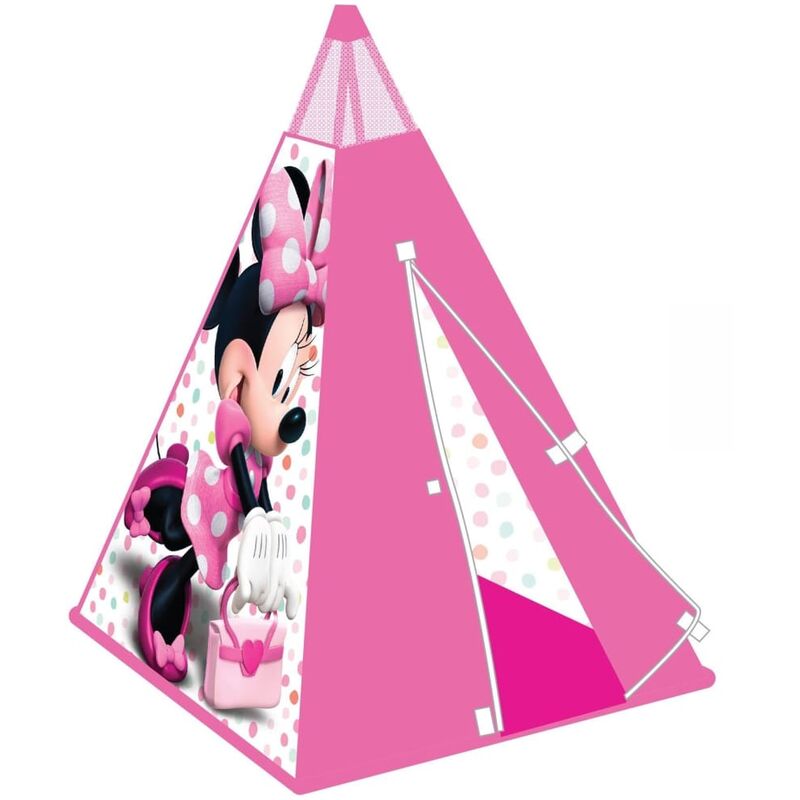 

Worlds Apart Tienda Tipi de Juegos Minnie Mouse 100x100x120 cm Rosa - Rosa