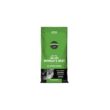 Worlds Best Cat Litter 28lb Original Unscented (12.7kg) - 736248