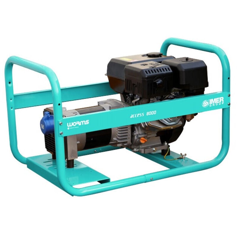 Groupe électrogène monophasé essence 6,6 kW worms