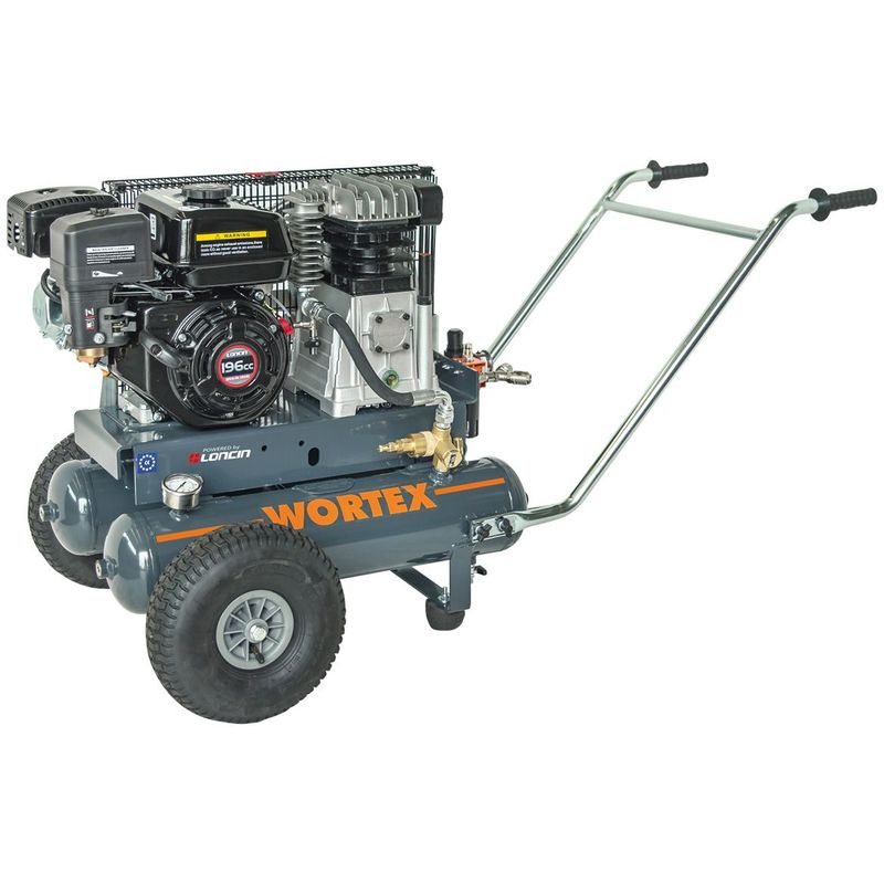 Image of Wortex DBS22/510L motocompressore 510 lt/min loncin motore a scoppio 6,5 hp benzina