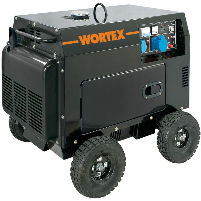 Image of Wortex hw 5000-E generatore di corrente 4,5 kw monofase diesel gasolio insonorizzato