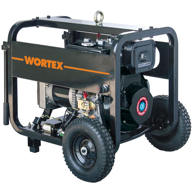 Image of Elmar - wortex hws 6500-E generatore di corrente 6,5 kva diesel gasolio monofase