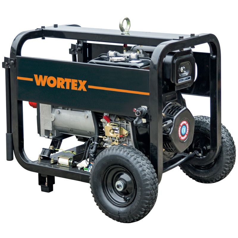 Image of Wortex hws 9000-3E avr generatore trifase di corrente 9 kva gasolio diesel