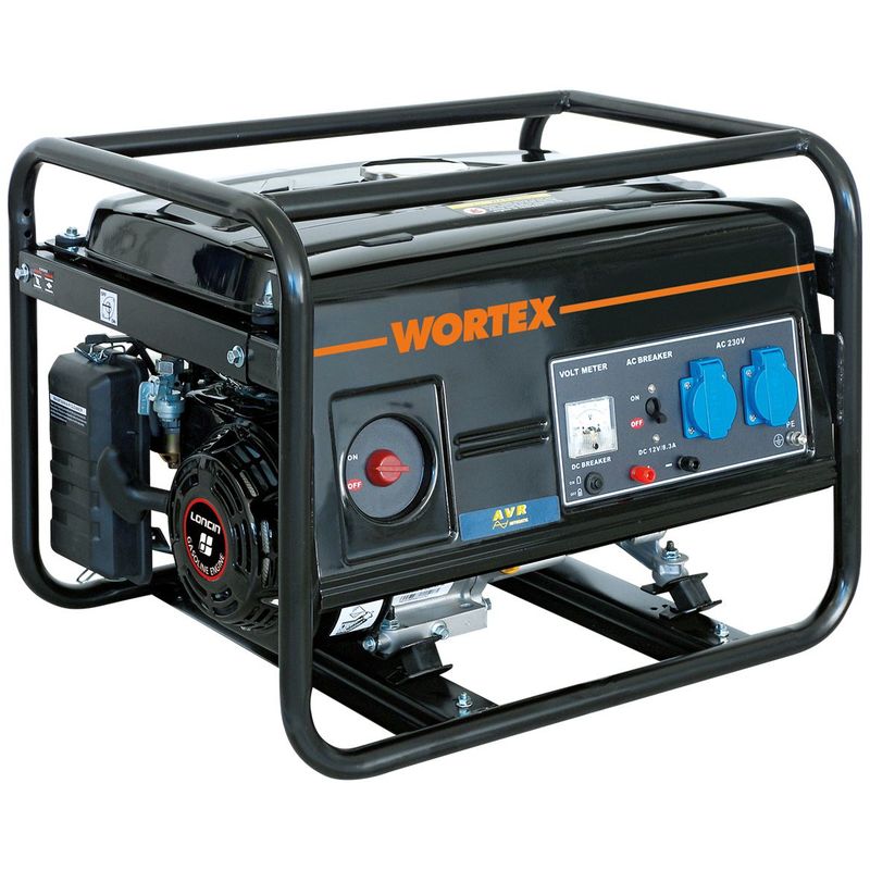 Image of Wortex lw 2500 generatore di corrente 2,2 kw monofase loncin benzina