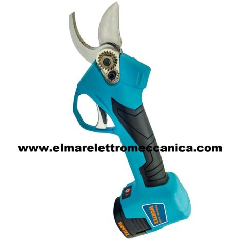Wortex PIRANHA 20M Forbici a Batteria taglio 18 mm 2 Batterie a Litio 2 Ah