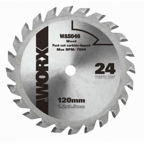Worx DIY WA5046 WA5046 - Disco de corte madera Ø120mm 24T WX427