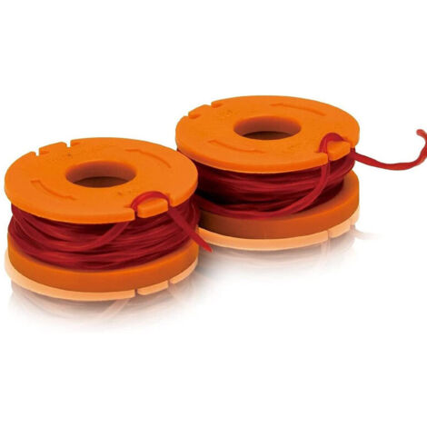 Worx Ersatzfaden Spulen 2x 3m, 1.65mm 2er-Set für WG157E & WG163E
