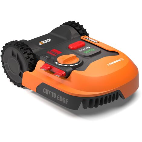 WORX Landroid WR169E - Robot tagliaerba con cavo limitatore per giardini fino a 300 m² - navigazione AIA - controllo app, Wi-Fi, Bluetooth - Cut-to-Edge - larghezza di taglio 16 cm - altezza di taglio