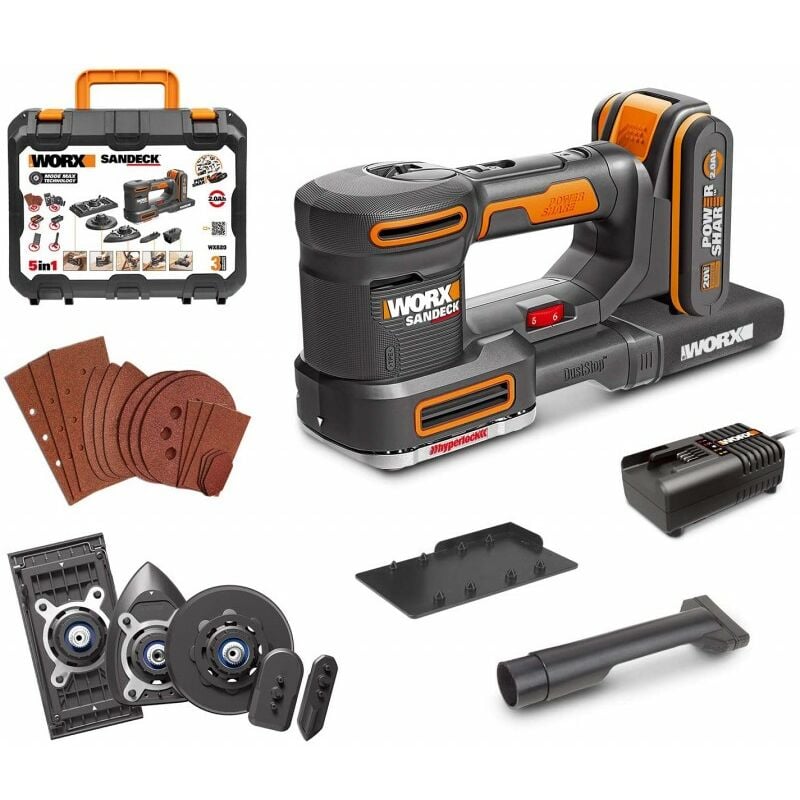 

Multilijadora Worx Wx820 (1Bat 20V 2Ah + Cargador)