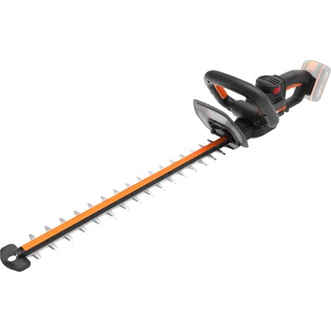 WORX Nitro WG263E.9 - Tagliasiepi senza fili, 18 V (20 V max), PowerShare, senza spazzole, lunghezza di taglio 54 cm, capacità di taglio max. 27 mm, sicuro e facile da usare, senza batteria e