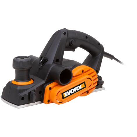 WORX - Rabot 750W - WX615 (17 000 tr/min, largeur de coupe de 82 mm, livré avec guide parallèle, sac à
