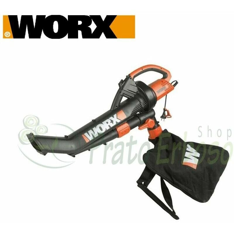 

Worx - WG505E Sopladora aspiradora trituradora eléctrica