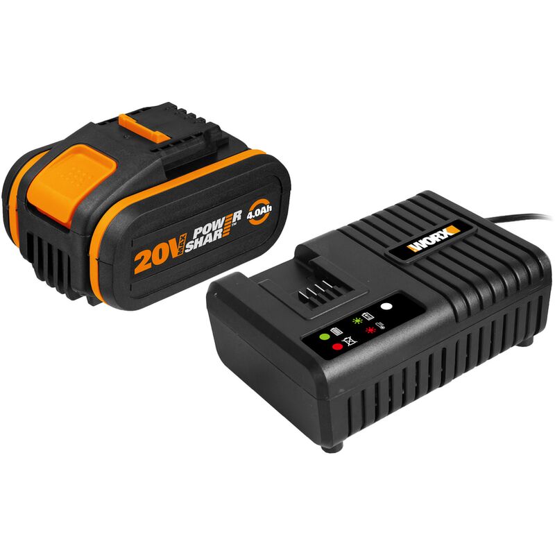 Starter set Worx WA3609 4.0Ah 20V Strumento Bare