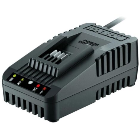WORX WA3880 chargeur rapide pour batterie 20V lithium-ion temps de charge 2 heures