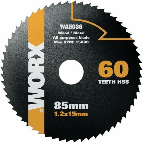 Worx WA5036 Disco de Lama da sega