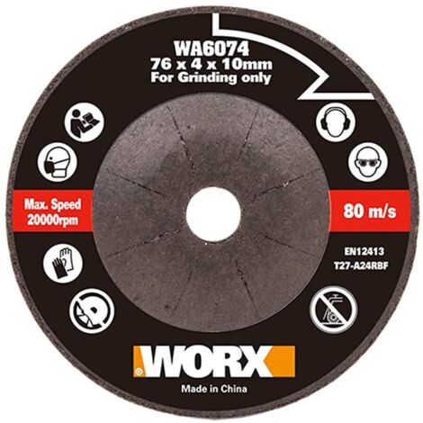 WORX WA6074 - Disco de lijado para cortador WX801 (76 mm)