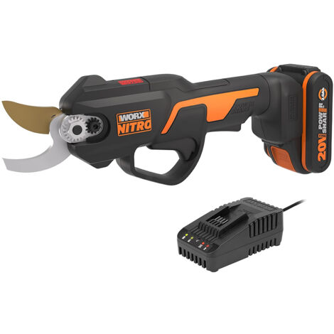 WORX WG330E Akku-Baumschere mit 2,0 Ah Akku und Ladegerät