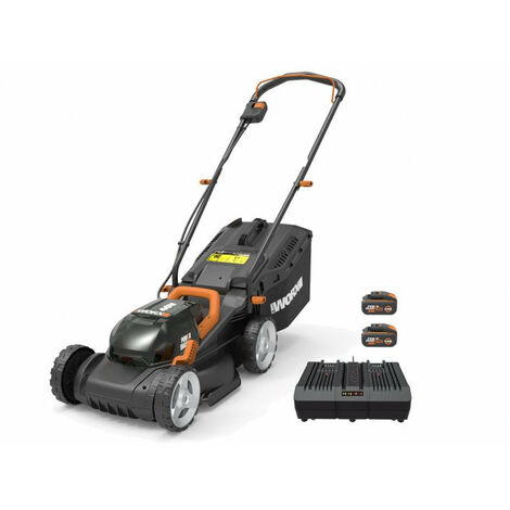Worx WG779E.1 40V 2x4Ah 340mm Lawnmower Kit