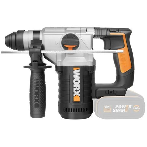 Worx WX392.9 - Marteau à 4 fonctions 2,2J 20V (sans batterie)