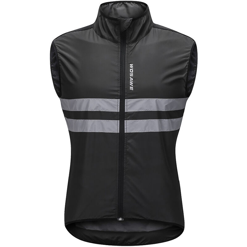 

Jersey de ciclismo sin mangas a prueba de viento transpirable MTB Bike Riding Top chaqueta deportiva para hombres y mujeres,XXXL - Wosawe