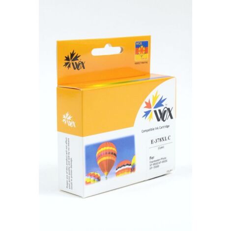 Wox Cyan EPSON 378XL Tintenpatrone Ersatz C13T37924010 (C13T37824010)