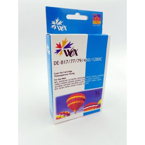 Wox Cyan Tinte BROTHER LC1280C Ersatz LC1280C