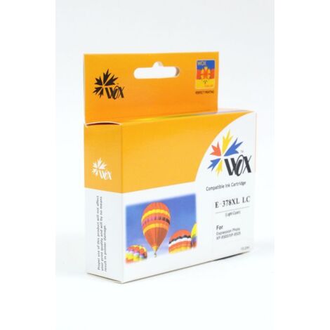 Wox Light Cyan EPSON 378XL Tintenpatrone Ersatz C13T37954010 (C13T37854010)
