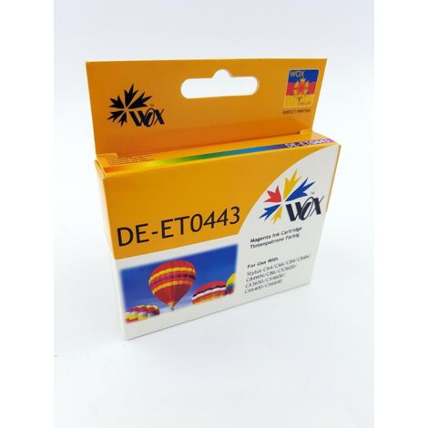 Wox Magenta EPSON T0443 Tintenpatrone Ersatz C13T04434010