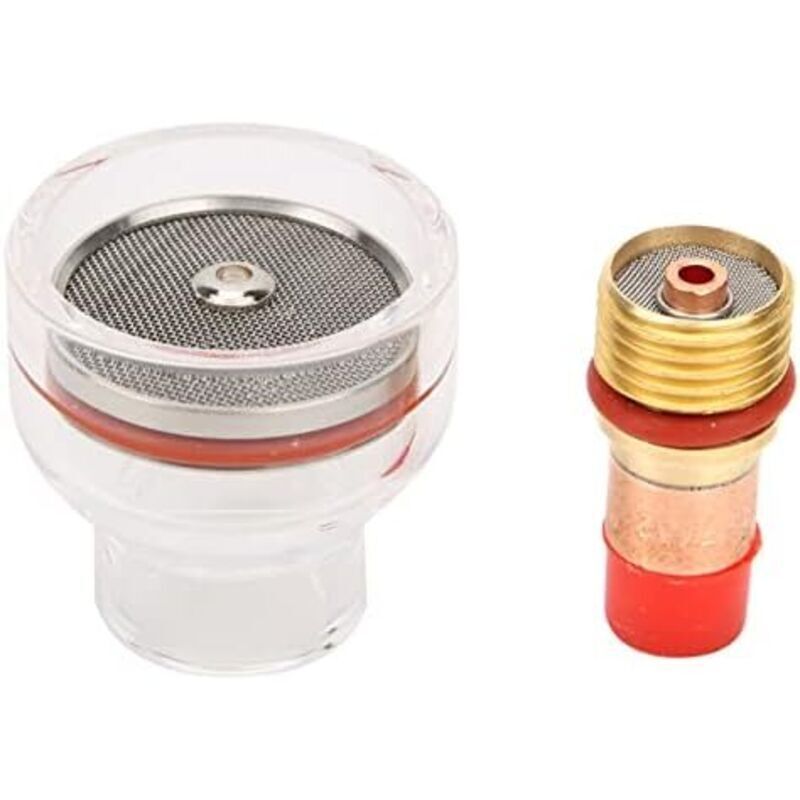 WP Torch Kit, Tig Torch Kit, Tig Torch Gas Lens Collet Glass Cup Accessories for Tig-17/18/26 (1.6 mm), Tig Welding Equipment (1.6 mm)