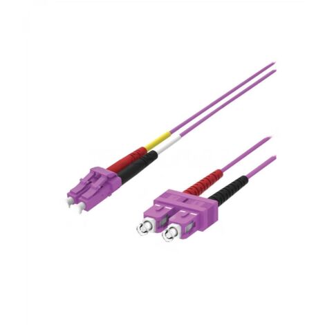 WP WPC-FP4-5LCSC-100 cavo InfiniBand e in fibra ottica 10 m LC SC I-VH Colore acqua, Viola