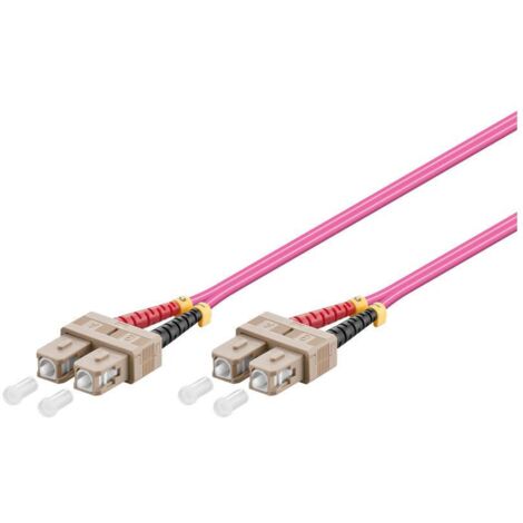 WP WPC-FP4-5SCSC-010 InfiniBand/Glasfaserkabel 1 m SC Violett