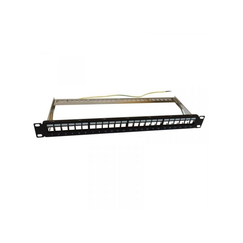 Image of Patch panel modulare 24 posti stp CAT5E/6 con cable manager - Wp Cabling