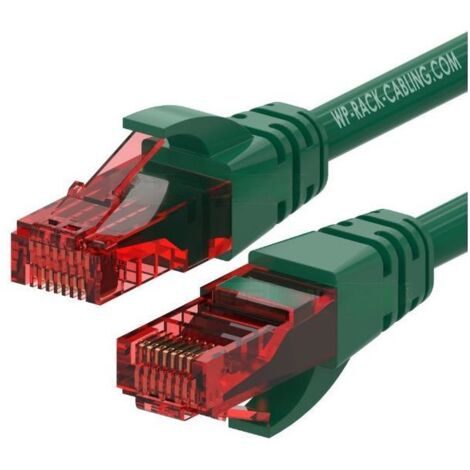 WP WPC-PAT-6U002G cavo di rete Nero, Verde 5 m Cat6 U/UTP (UTP)