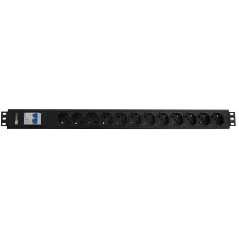 WP WPN-PDU-I02-12 unità di distribuzione dell'energia (PDU) 12 presa(e) AC 1.5U Nero