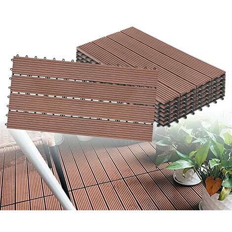 30x60cm/6 Stück, Braun YARDIN