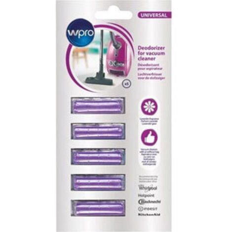 Wpro - 5 déodorisant pr aspirateur - lavande - 484000008608 -