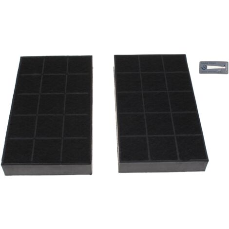 Wpro CHF237 Filtre de Hotte à Charbon B237 Boîte de 2
