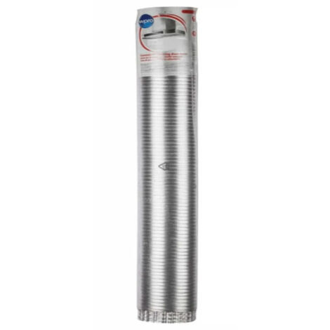 Wpro - gaine hotte aluminium cht304 diam 125 mm longueur 3m -
