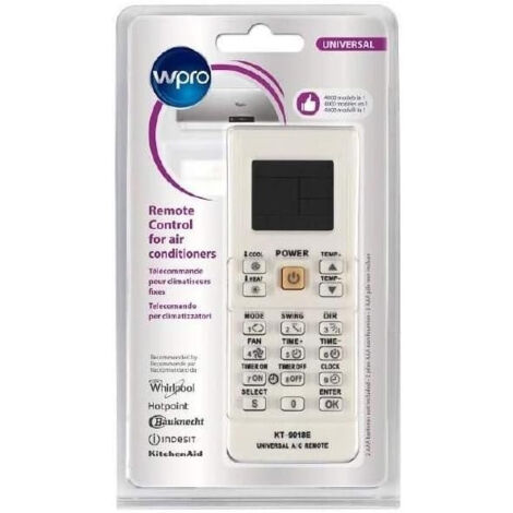 Wpro - mando a distancia aire acondicionado - 484000008628 - 8015250578546