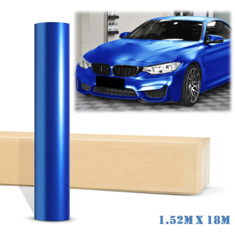 Синъо Матирано Декоративно автомобилно WRAP фолио 1.52 X 18M Blue Matte Vinyl