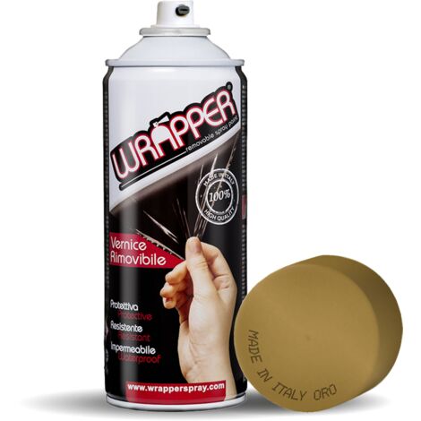 Wrapper, pellicola spray rimovibile, 400 ml - Oro
