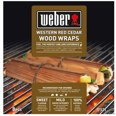 Wraps para fumar - Cedro rojo del Pacífico Weber Cod. 17521